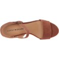 thumbnail image 5 of Lucky Brand Women's Shoes LK-TRISA Leather Open Toe Casual Slingback Sandals, 5 of 5