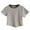 Brown, variant on Mgmyaa Girls' Summer Revivalism Casual Striped Color Blocked Short Sleeved T-shirt