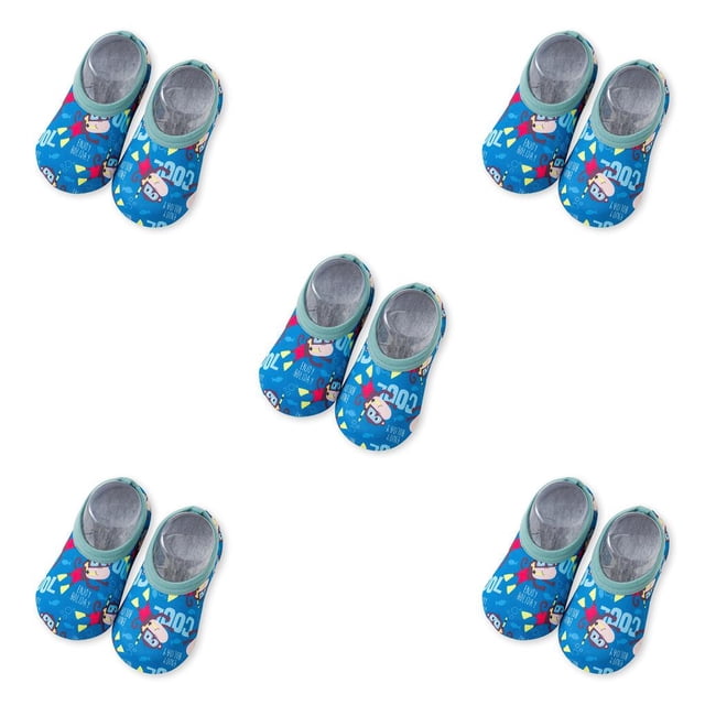 Wosthever 1 par de zapatillas de agua de nailon para niños y niñas, zapatos de natación para interiores y exteriores, botas de pesca para M, Typ 1 5Conjunto