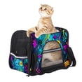 thumbnail image 6 of Note Sherpa Pet Carrier Bag 900D Oxford Cloth Fabric Nylon Webbing Base 17x10x11.8 in Suitable for Travel and Outdoor Activities, 6 of 7