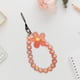 thumbnail image 5 of Cordón colgante para teléfono celular, correa para el cuello para teléfono, correa para la muñeca con cuentas de acrílico, accesorios para funda de te Naranja, 5 of 7