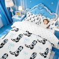 thumbnail image 3 of meiyoeat blue Ribbon Bow Twin Duvet Cover,Western Cowgirl Boots Print Twin Bedding,Reversible,2-Piece,1 Duvet Cover and 1 Pillowcase, 3 of 6