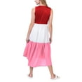 thumbnail image 2 of Women's G-III 4Her by Carl Banks Red/Pink Kansas City Chiefs 12th Inning Colorblock Dress, 2 of 2