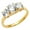 Yellow Gold, variant on Jewelry 14k White Gold 1 3/4ct TGW Round-cut Diamonette Engagement Ring