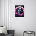 thumbnail image 3 of Outer Space Funny Space with Spaceman Galaxy Picture and Planet Star River Wall Art for Bathroom Bedroom Kids Girls Boys Childrens Room 12x16 inch, 3 of 7