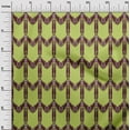 thumbnail image 2 of oneOone Cotton Silk Fabric Chevron Ikat Printed Craft Fabric BTY 42 Inch Wide, 2 of 4