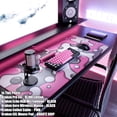 thumbnail image 4 of Gaming Mouse Pad Large Pink XXL Mouse Pad for Gaming - Desk Mat for Keyboard - Thick Artisan Mousepad for Desk (Quartz Drip), 4 of 5