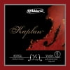 D'Addario Kaplan Gold-Plated Loop End Violin Single E String, 4/4 Scale, Medium Tension