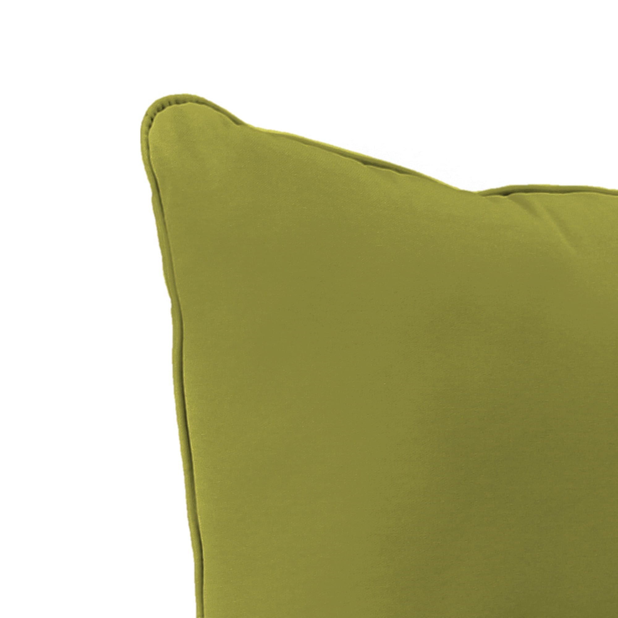 Jordan Manufacturing 46.5" x 24" Veranda Kiwi Green Solid Rectangular Outdoor Deep Seat Chair Cushion Set with Welt