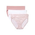 thumbnail image 3 of Warners® Blissful Benefits Women's Dig-Free Comfort Mid Waist Microfiber 3-Pack Hi-Cut S-3XL, 3 of 5