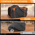 thumbnail image 4 of ATV Cover for Kawasaki Brute Force 750 Waterproof 4 Wheelers Quad Cover Outdoor Sun Rain Storage Protection 210D-PU Black, Orange 86.61x46.46x48.03in, 4 of 6