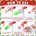 thumbnail image 4 of Kit para hacer aretes navideños con diamantes Remuuly, 12 pares, 4 of 6