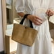 thumbnail image 5 of Bolsos de paja MarinaVida para mujer, bolso tote con asas, bolso tote bohemio para playa, carteras y bolsos de paja para mujer, 5 of 6