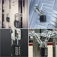 thumbnail image 7 of Combination Lock Waterproof 4 Digit Padlocks with Combination Code, Zinc Alloy Combination Lock for Door, Tool Boxes, Schools, Gym, Garden, Fences, Reel Cabinet & Storage, 7 of 7