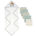 thumbnail image 4 of Juego de toallas de baño con capucha Baby Essentials Dinosaur 76x76 cm, 4 of 5