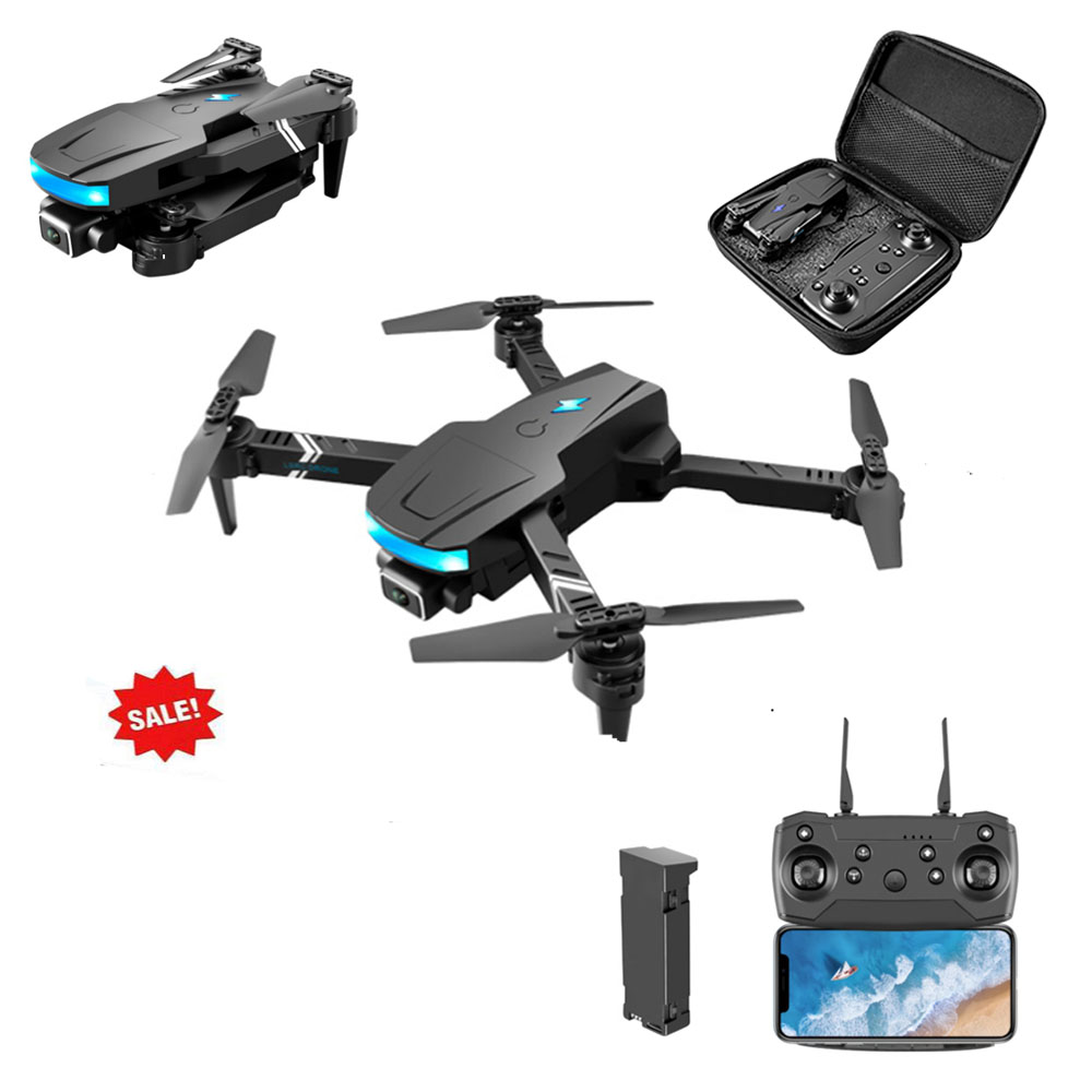 Drones with Camera for Adults Beginners Kids, Foldable E58 Drone with