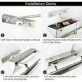 thumbnail image 5 of Lámpara de baño Espejo LED 5W Aplique de pared IP44 Luz de mesa impermeable ajustable 180° con interruptor de acero inoxidable Iluminación Decoración Muebles de baño Maquillaje de inodoro, 5 of 5