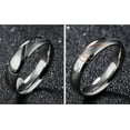 thumbnail image 4 of anillo de damas Anillos de pareja Él y ella Juego de corazones de acero inoxidable a juego Anillos de boda de pareja de amor verdadero Anillos de corazón de pareja (par) Zhivalor WMZL-973-13, 4 of 4