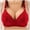 Red, variant on 2 Pack Womens Bras Thin No Steel Rings Push Up Underwear