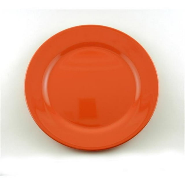 Galleyware AG 1234-6 Solid Color Melamine Non-skid 10 in. Dinner Plate - Set of 6