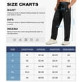 thumbnail image 5 of 5 Pack Mens Sweatpants Open Bottom Joggers for Men with Zip Pockets Loose Fit Mesh Athletic Pants for Running,Casual, 5 of 6