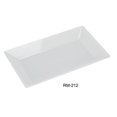 thumbnail image 1 of Yanco RM-212 Rome Rectangular Plate, White - 12 in. - Pack of 24, 1 of 1