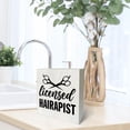 thumbnail image 6 of Zomyto 5x5 In Hairdresser Decor Hairstylist Sign Licensed Hairapist Wooden Box Sign, 6 of 6