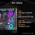 thumbnail image 2 of Thermaltake Gaming Desktop PC NE 9870-V380 AMD Ryzen 7 9800X3D 32GB DDR5 2TB SSD GeForce RTX 5070, 2 of 7