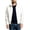 White, variant on Men's Stand Collar Zip Up Varsity Jacket Ribbed Cuff Hem Lightweight Windproof Outerwear for Business Golf Daily Travel Casual Wear