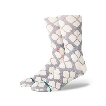 Stance Ceramic Crew Socks Vintage White in size US 9 - 13