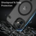 thumbnail image 5 of BENTOBEN iPhone 11 Case , 6.1" Slim Translucent Matte Magnetic Shockproof Protective Anti Slip Women Men Cover Case for iPhone 11 6.1 inch Black, 5 of 6