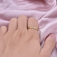 thumbnail image 2 of 304 Stainless Steel Ring Trendy Adjustable Open Circle Ring for Women Titanium Steel No Fade Minimalist Plain Simple for Daily Wear Gift Her Multi-Color, 2 of 3