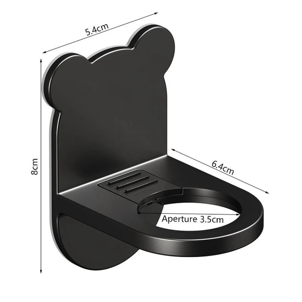 Estante para botellas de champú montado en la pared, soporte de Metal ajustable Universal para botellas de Gel de ducha, organizador de estantes de gancho para Baño