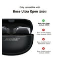 thumbnail image 4 of Suritch Protective Hard Case for Bose Ultra Open Earbuds Shockproof Cover with Carabiner, Black, 4 of 6