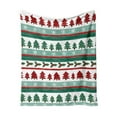 thumbnail image 2 of Décorations de Noël Extérieurescouverturecouvertures de Noël Rouge Blanc Flocons de Neige Rennes Confort Couverture Jetée de Noël Chaude Douillette Vacances Hiver Déco Maison Couvertures de Noëlcouverture en Polyester, 2 of 8