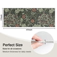 thumbnail image 5 of Green Pioneer Flower Pattern Kitchen Rug Mat,Kitchen Runner Rugs Non Skid Washable,Decorative Kitchen Floor Mats for Kitchen,Sink,Laundry,17"X47", 5 of 5