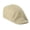 Beige, variant on 1 Pack Men Linen Blend Flat Beret Newsboy Cap Breathable For Summer Driving Daily Outdoor Solid Color Headwear