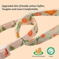 thumbnail image 4 of LGCASL Cotton Cat Collar, Cotton Breakaway Cat Collar Strawberries and White Heart Shaped Pendant Collar Cute Cat Collar with Bell Ideal for Girl Cats Boy Cats, Green, 4 of 6