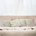 thumbnail image 7 of Ambesonne Floral Throw Pillow Cover 4 Pack, Colorful Graphic Garden, 18", Multicolor, 7 of 7