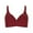 Wine, variant on Hfnxid Women Bras Under $ 5.00,Woman's Embroidered Glossy Comfortable Breathable Bra Underwear No Rims