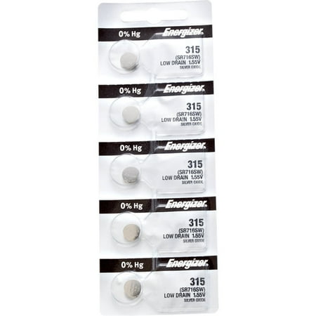 5 Batterie Originali SR716SW 315 Silver Oxide Watch