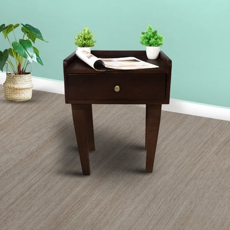 Handmade 100% Mango Wood Dark Walnut Color Rectangular Shaped Indoor Side Table