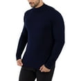 thumbnail image 4 of X RAY JEANS Mens Mock Neck Sweater Pullover, Navy, 3XL, 4 of 10