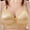 Beige, variant on Minimal Support Everyday Bras - Women's Solid Color No Steel Ring Push Up Breathable Underwear Daily Bra Gray 40
