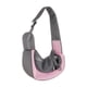 thumbnail image 2 of Bolsa bandolera para transportar mascotas, bolsa de malla transpirable para llevar en , viajes y caminatas Rosa, 2 of 8
