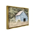 thumbnail image 4 of Stupell Industries Rustic Blue Barn Landscape Painting Gold Floater Framed Canvas Art Print Wall Art, 31 x 25, 4 of 10