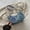 Multicolor, variant on Denim Shoulder Bag for Women Cute Small Jean Underarm Purse Retro Blue Checkered Star Pattern Handbag