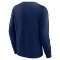 thumbnail image 3 of Men's Navy Liberty Flames Short Name Fleece Pullover Sweatshirt, 3 of 3