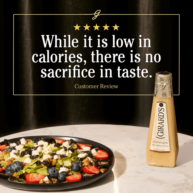 Girard's - Champagne 60 Calorie Vinaigrette Dressing, 12 fl oz