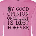 thumbnail image 4 of Inktastic Jane Austen Good Opinion Quote Long Sleeve T-Shirt, 4 of 5